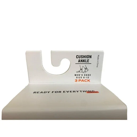 Pair of Thieves Men's Cushion Ankle Socks 3 Pack Shoe Size 6-12 Blk Gray White - Picture 9 of 9